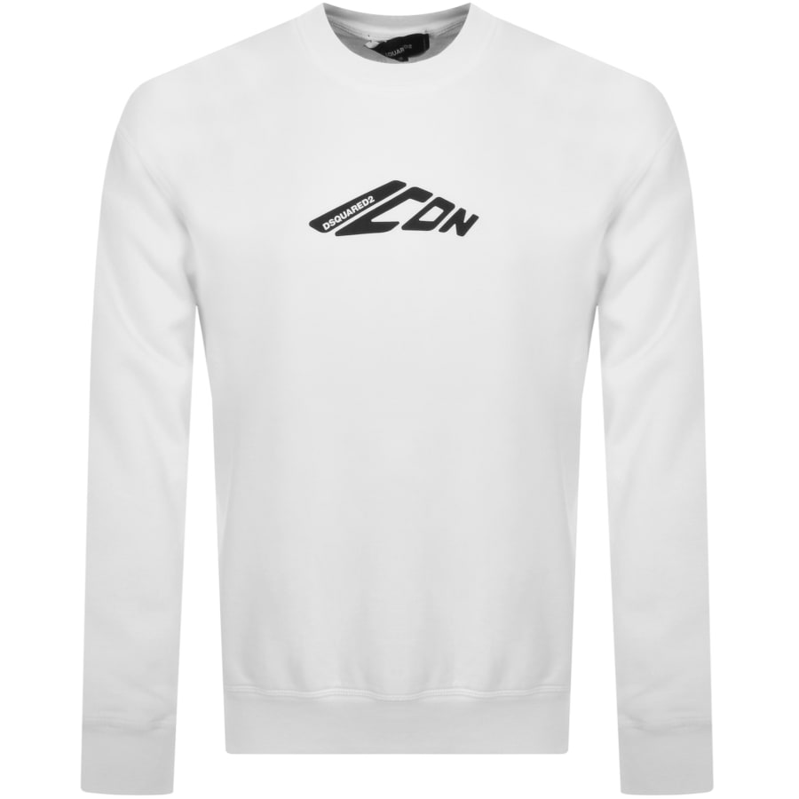 White dsquared sweatshirt top